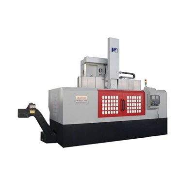 CNC Vertical Lathe with Protection Cover